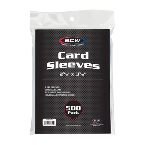 Standard Card Sleeves - 500 Pack