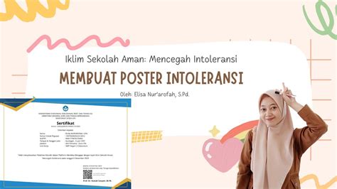 AKSI NYATA MEMBUAT POSTER INTOLERANSI LULUS VALIDASI YouTube