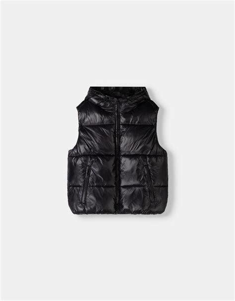 Hooded Puffer Gilet Men Bershka