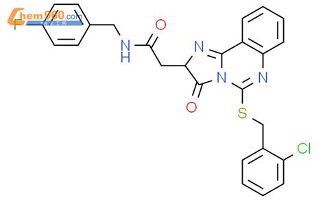 Imidazo C Quinazoline Acetamide Chlorophenyl