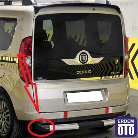 Doblo 3 Sol Arka Tampon Basamak Uç Plastiği 55174190 Oto Erdem