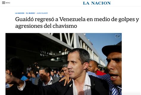 LE MOSTRAMOS Así reseña la prensa internacional el regreso de Guaidó