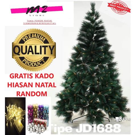 Jual Pohon Natal Murah 360cm 3 6Meter Snow White Pine Tree JD1688