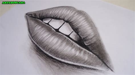 Como Dibujar Labios De Mujer A L Piz Paso A Paso You Tube Youtube