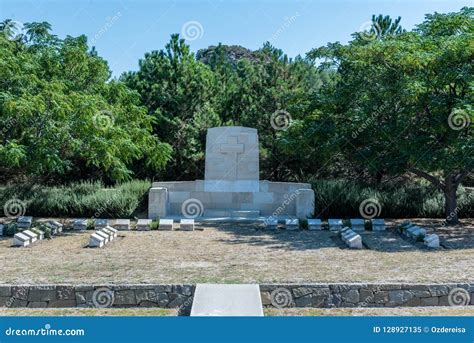 Green Hill Cemetery in Canakkale,Turkey. Stock Image - Image of british ...