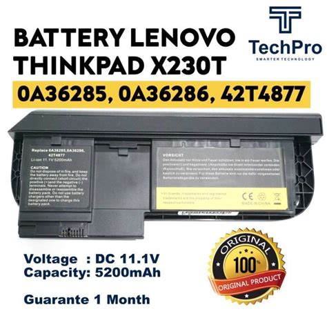 Jual BATERAI LAPTOP LENOVO THINKPAD X230T ORIGINAL Di Seller Planet