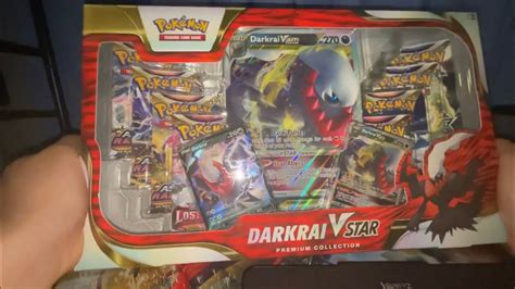 Pokemon TCG Darkrai VSTAR Premium Collection Opening Unboxing YouTube