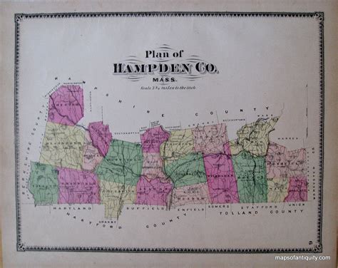 Hampden County Massachusetts – Maps of Antiquity