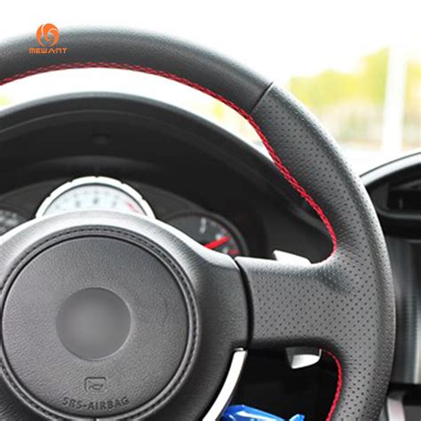 Pu Leather Steering Wheel Cover Wrap For Scion Fr S Frs Subaru Brz