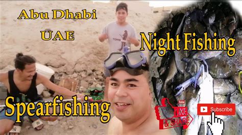 Abu Dhabi Uae Spearfishing Night Fishing Frich Louie