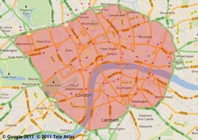 London Congestion Zone Information for Visitors and Tourists