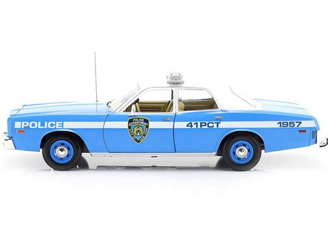 1978 Dodge Monaco Police NYPD Azul Blanco 1 18 Greenlight Artisan 1