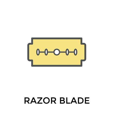 Trendy Razor Blade 9504744 Vector Art at Vecteezy