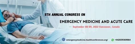 Emergency Medicine Conference Nursing Event Acute Care Congress Helsinki Usa Europe