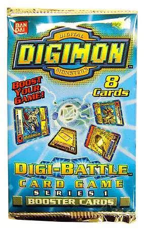 Digimon Trading Card Game Digi Battle Series 1 Booster Pack 8 Cards