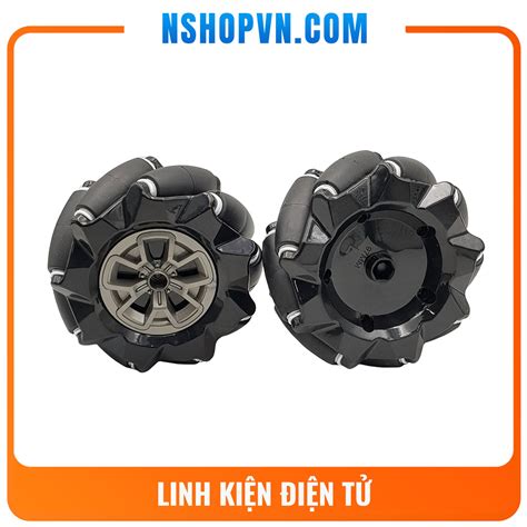 97mm Omnidirectional Plastic Mecanum Wheel COMBO 2 Wheels Shopee