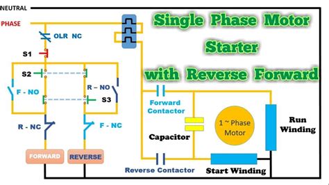 How To Wire A Single Phase Motor For Forward And Reverse Operation