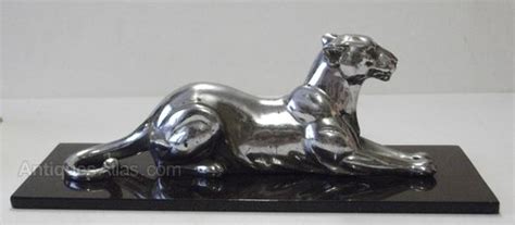 Antiques Atlas Sold Original French Chrome Panther Lucite Base Good