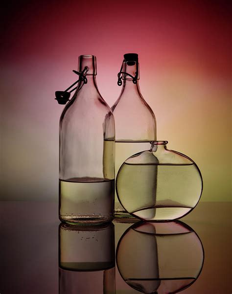 Still Life with Glass Bottles - Variant 01 Photograph by Nailia Schwarz ...