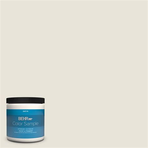 BEHR PREMIUM PLUS 8 Oz BWC 13 Smoky White Satin Enamel Interior