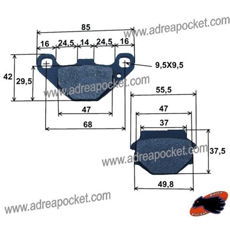 Plaquettes De Frein Arri Re Atv Quad Shineray Stxe Adreapocket