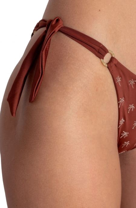 BIKINI BALCONCINO FERRETTO CON BORCHIE PALMETTE Taglia S Slip Fiocchi