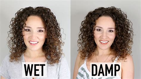 Wet Styling Vs Damp Styling Curly Hair Compared Youtube