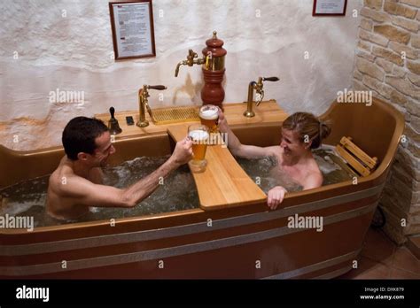 Immerse Yourself In A True Spa Naked Beer Bernard Beer Spa Prague