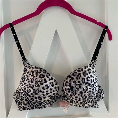 Victorias Secret Intimates And Sleepwear Victorias Secret Very Sexy Push Up Bra Leopard Print