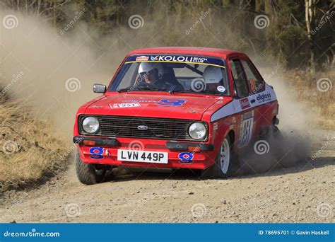 Ford Escort rally car editorial photo. Image of special - 78695701