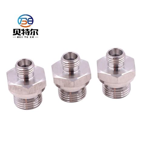 Factory Made Metric Thread Bite Type Tube Fittings Nipples Adapters