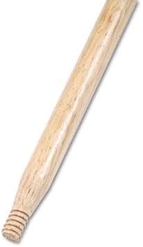 Threaded End Lacquered Hardwood Broom Handle Walmart