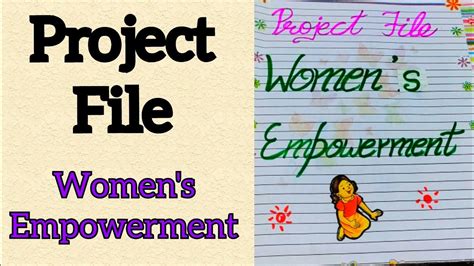 Women S Empowerment Project File Business Project File Women S Empowerment File Class12 Project