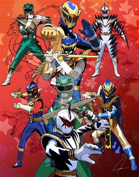 Sixth Or Evil Dino Rangers By Lavenderranger On Deviantart