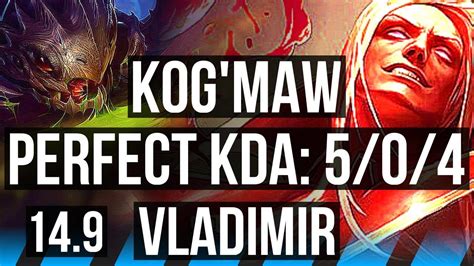 Kog Maw Vs Vladimir Mid Euw Master Youtube