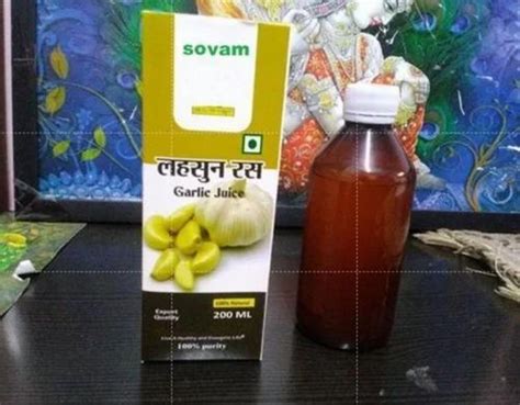 Sovam Garlic Care Juice Packaging Size Ml At Rs Bottle In