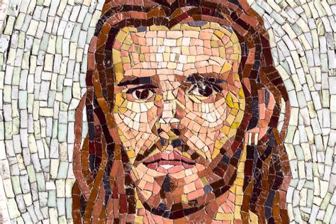 Mosaic portrait of Jesus Christ — Stock Photo © germanopoli #175326216