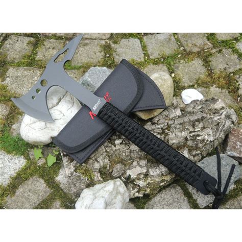 Mtech Black Axe Taktische Axt Beil Camping Tomahawk Mit Nylonscheide