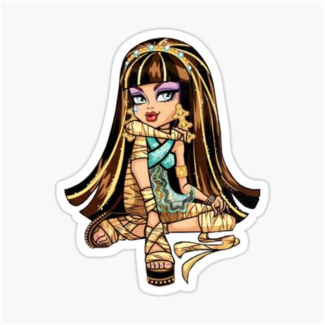 Monster High Cleo De Nile Sticker For Sale By Breannarobin Redbubble