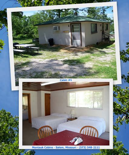 Montauk Cabins In Missouri