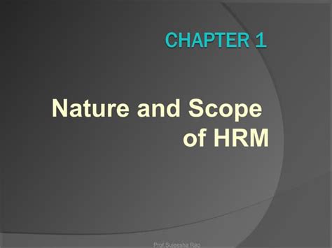 Chp 1 Introduction To Hrm Ppt