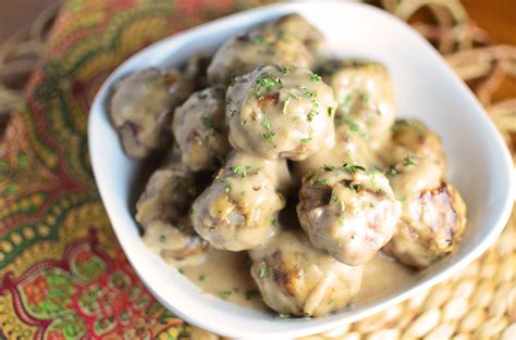 Baked Spiced Swedish Meatballs Simple Sweet And Savory