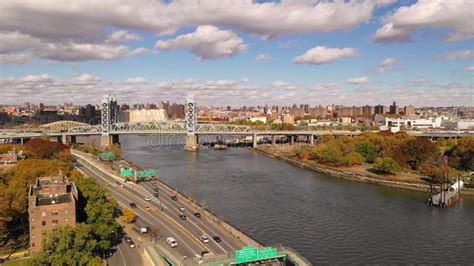 Eastchester New England Thruway Bridge Boston Road Ny Stock Video