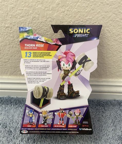 Mavin Sonic The Hedgehog Sonic Prime Thorn Rose In Action Figure Toy