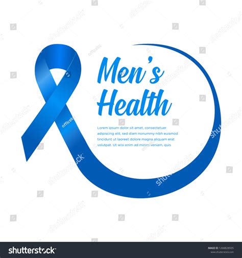 November Men Health Awareness Month Poster Stock Vector Royalty Free