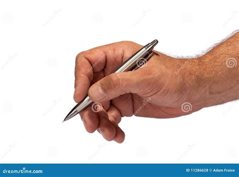 Hand Holding Pen Royalty Free Stock Photos Image