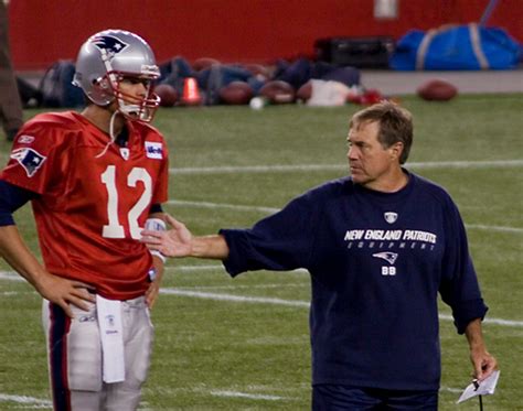 Tom Brady Bill Belichick Hardwood And Hollywood