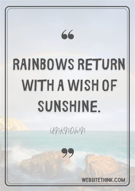 69+ Colorful & Moving Rainbow Quotes! 🥇 [+ Images] | Rainbow quote ...