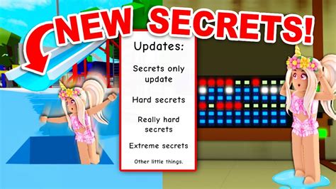 Huge New Secrets In New Update In Brookhaven Roblox Youtube