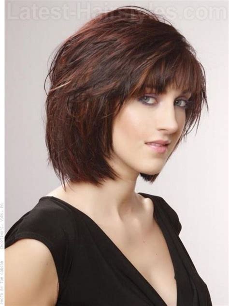 20 Collection of Short Layered Bob Hairstyles with Feathered Bangs